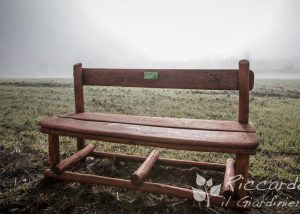 Panca di legno Riccardo il Giardiniere Orvieto