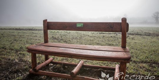 Panca di legno Riccardo il Giardiniere Orvieto